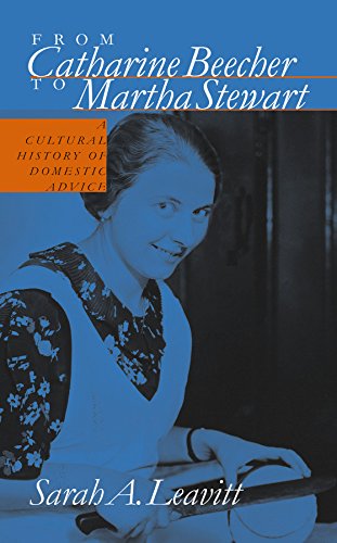 From Catharine Beecher To Martha Stewart A Cultural History Of Domestic Advice 1st Edition Sarah A Leavitt