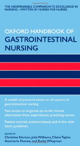 Oxford Handbook Of Gastrointestinal Nursing 1st Edition Christine Norton