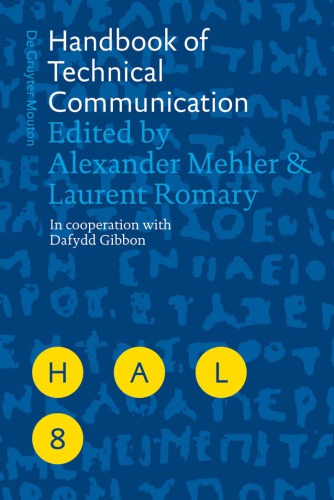 Handbook Of Technical Communication Alexander Mehler