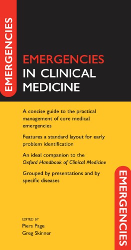 Emergencies In Clinical Medicine 1st Edition Piers Page Greg Skinner