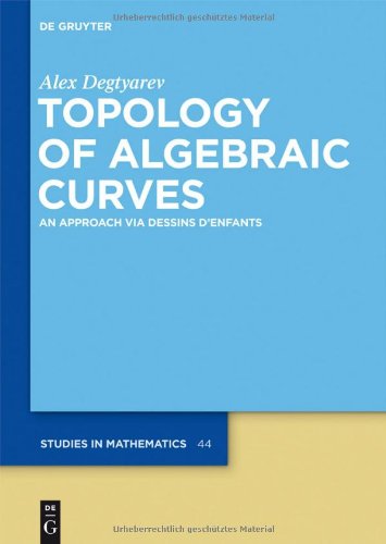 Topology Of Algebraic Curves Alex Degtyarev