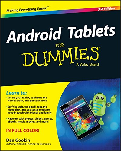 Android Tablets For Dummies 3rd Edition Dan Gookin