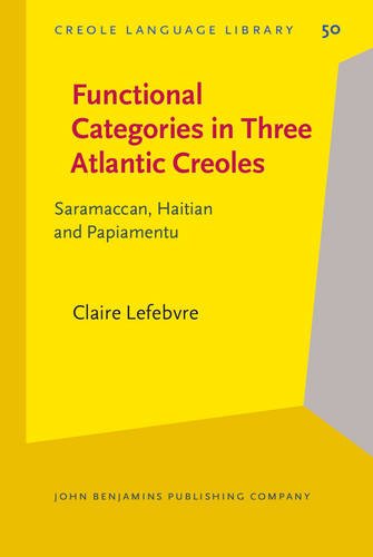 Functional Categories In Three Atlantic Creoles Saramaccan Haitian And Papiamentu Claire Lefebvre