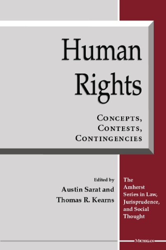Human Rights Concepts Contests Contingencies Austin Sarat