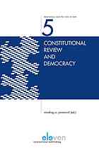 Constitutional Review And Democracy Jovanovi Miodrag A