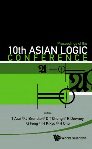 Proceedings Of The 10th Asian Logic Conference T Arai J Brendle