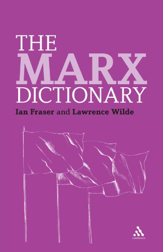 The Marx Dictionary 1st Edition Ian Fraser Lawrence Wilde