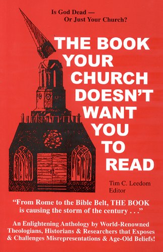 The Book Your Church Doesnt Want You To Read 2nd Tim C Leedom Ed