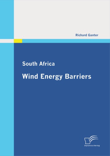 South Africa Wind Energy Barriers Ganter Richard