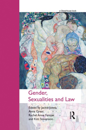 Gender Sexualities And Law 1st Edition Jackie Jones Anna Grear