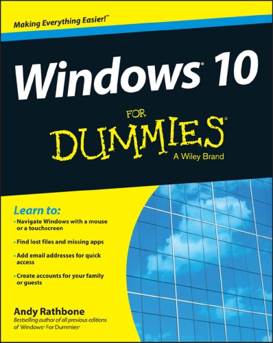 Windows 10 For Dummies 1st Edition Andy Rathbone