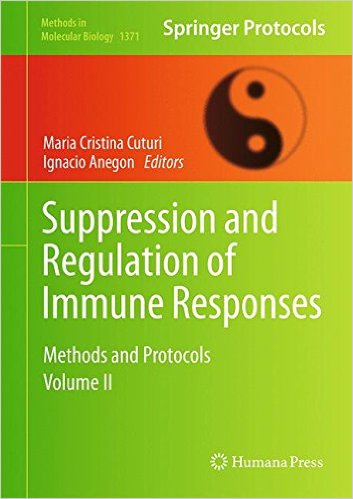 Suppression And Regulation Of Immune Responses Methods And Protocols Volume Ii Maria Cristina Cuturi