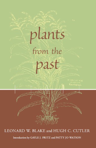 Plants From The Past 1st Edition Leonard Blake Hugh Carson Cutler