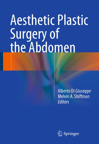 Aesthetic Plastic Surgery Of The Abdomen 1st Edition Alberto Di Giuseppe