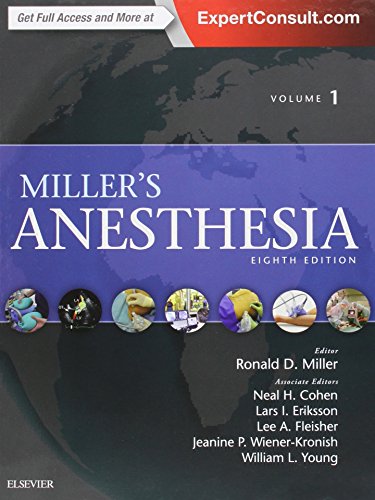 Millers Anesthesia 2volume Set 8th Edition Ronald D Miller Ed