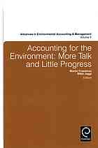 Accounting For The Environment More Talk And Little Progress First Edition Freedman