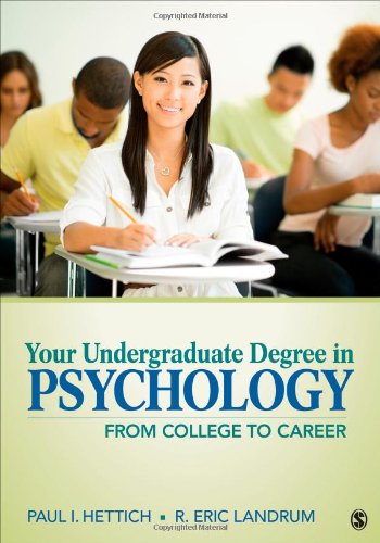 Your Undergraduate Degree In Psychology From College To Career 1st Edition Paul I Hettich