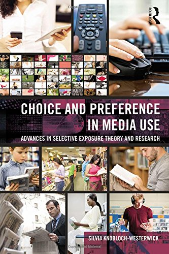 Choice And Preference In Media Use Advances In Selective Exposure Theory And Research 1st Edition Silvia Knoblochwesterwick