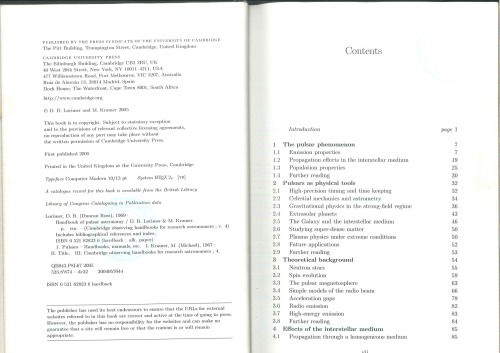 Handbook Of Pulsar Astronomy Drlorimer Mkramer