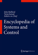 Encyclopedia Of Systems And Control 1st Edition John Baillieul