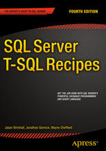 Sql Server Tsql Recipes Jason Brimhall Jonathan Gennick Wayne Sheffield