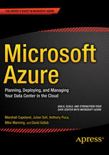 Microsoft Azure Planning Deploying And Managing Your Data Center In The Cloud Marshall Copeland