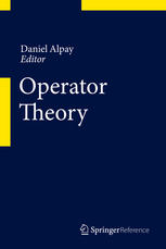 Operator Theory 1st Edition Daniel Alpay Eds