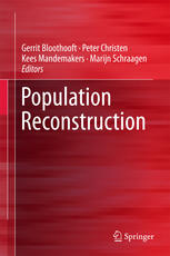 Population Reconstruction 1st Edition Gerrit Bloothooft Peter Christen