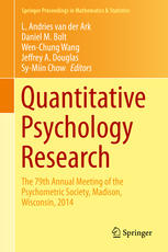 Quantitative Psychology Research The 79th Annual Meeting Of The Psychometric Society Madison Wisconsin 2014 1st Edition L Andries Van Der Ark