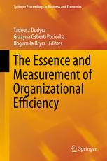 The Essence And Measurement Of Organizational Efficiency 1st Edition Tadeusz Dudycz