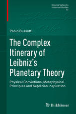 The Complex Itinerary Of Leibnizs Planetary Theory Physical Convictions Metaphysical Principles And Keplerian Inspiration 1st Edition Paolo Bussotti Auth