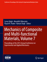 Mechanics Of Composite And Multifunctional Materials Volume 7 Proceedings Of The 2015 Annual Conference On Experimental And Applied Mechanics 1st Edition Carter Ralph