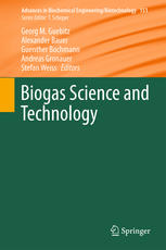 Biogas Science And Technology 1st Edition Georg Gbitz Alexander Bauer