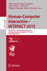 Humancomputer Interaction Interact 2015 15th Ifip Tc 13 International Conference Bamberg Germany September 1418 2015 Proceedings Part Ii 1st Edition Julio Abascal