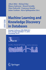 Machine Learning And Knowledge Discovery In Databases European Conference Ecml Pkdd 2015 Porto Portugal September 711 2015 Proceedings Part Iii 1st Edition Albert Bifet