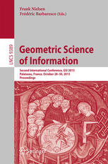 Geometric Science Of Information Second International Conference Gsi 2015 Palaiseau France October 2830 2015 Proceedings 1st Edition Frank Nielsen
