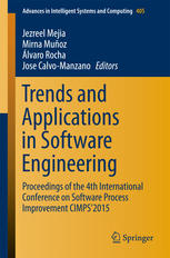 Trends And Applications In Software Engineering Proceedings Of The 4th International Conference On Software Process Improvement Cimps2015 1st Edition Jezreel Mejia