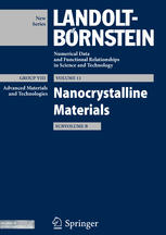 Nanocrystalline Materials Part B Advanced Materials And Technologies 1st Edition E Burzo Eds