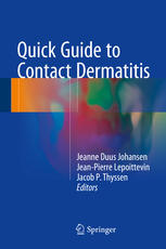 Quick Guide To Contact Dermatitis 1st Edition Jeanne Duus Johansen