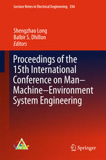 Proceedings Of The 15th International Conference On Manmachineenvironment System Engineering 1st Edition Shengzhao Long
