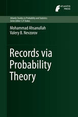 Records Via Probability Theory 1st Edition Mohammad Ahsanullah