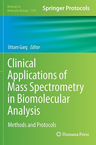 Clinical Applications Of Mass Spectrometry In Biomolecular Analysis Methods And Protocols Uttam Garg