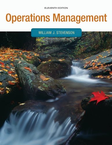Operations Management 11th Edition William Stevenson