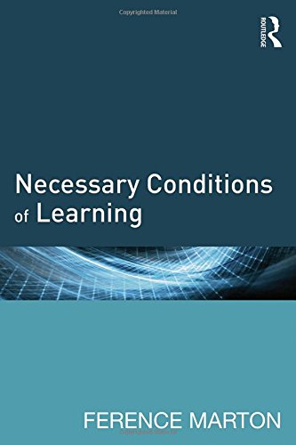 Necessary Conditions Of Learning 1st Edition Ference Marton