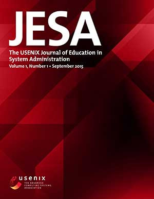 Jesa The Usenix Journal Of Education In System Administration Usenix
