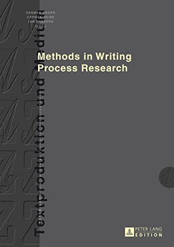 Methods In Writing Process Research 1st Edition Dagmar Knorr