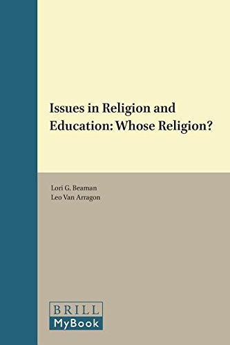Issues In Religion And Education Whose Religion Lori G Beaman
