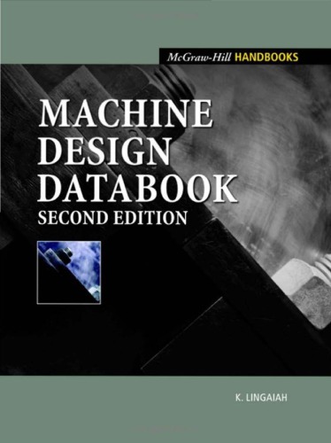 Machine Design Databook K Lingaiah