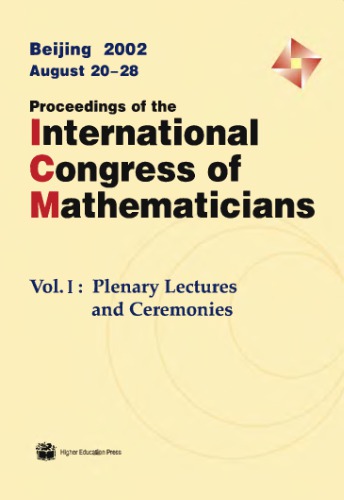 Icm2002 Beijing Proceedings Vol1 Tatsien Li