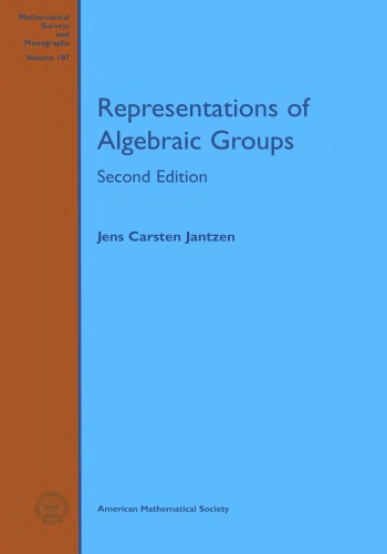 Representations Of Algebraic Groups Jantzen Jc